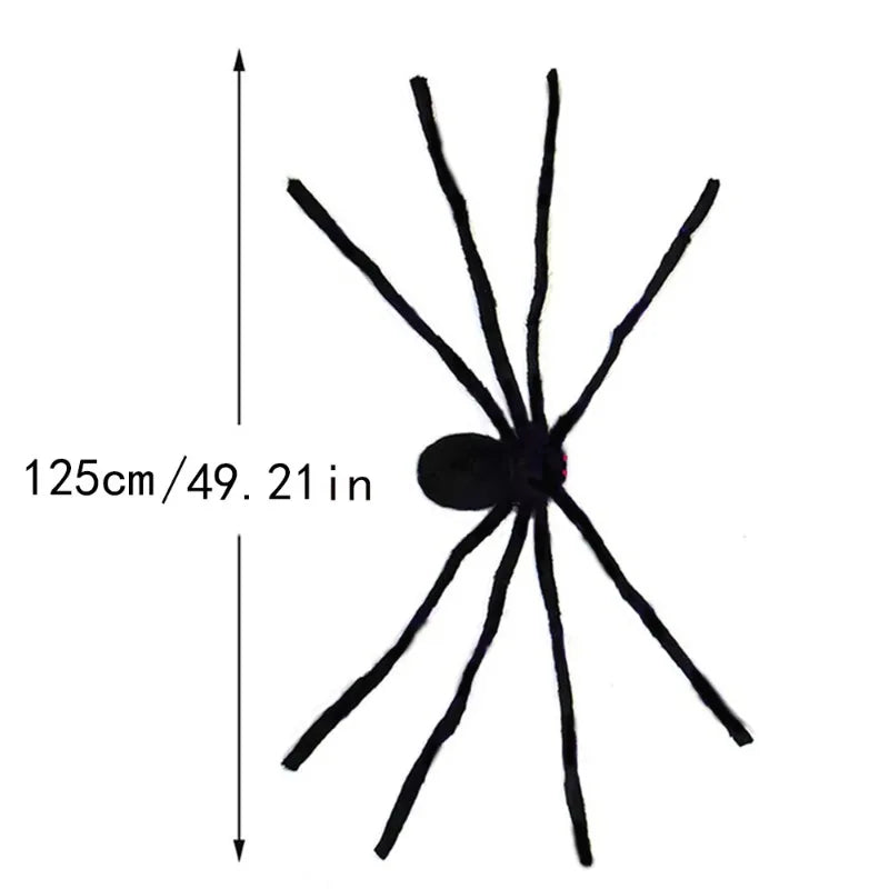 Giant Halloween Black Spider