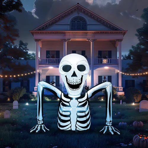 5.5 FT Ground Breaking Skeleton Halloween Inflatable
